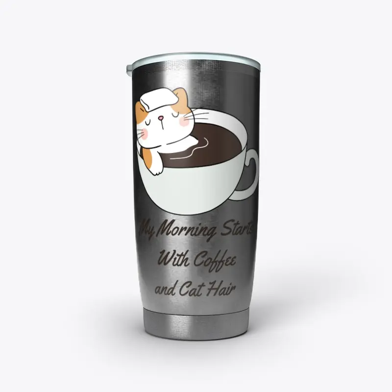 Coffee and Cat Hair Drinkware